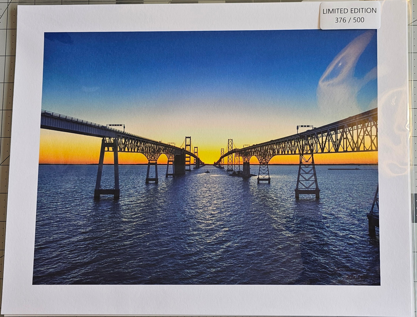 Daybreak at the Chesapeake Bay Bridge