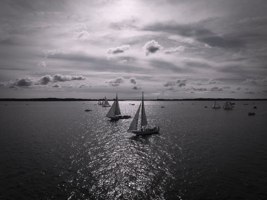 2022 Deal Island Skipjack Races - Reflection