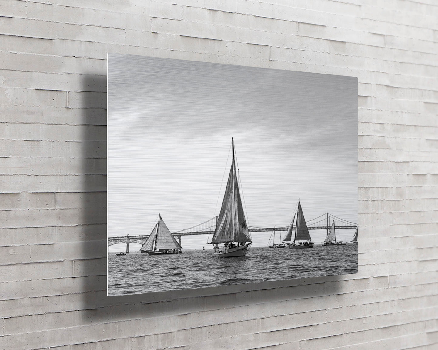 2025 Sandy Point Skipjack Races - Fleet at the Bridge -- HD Metal