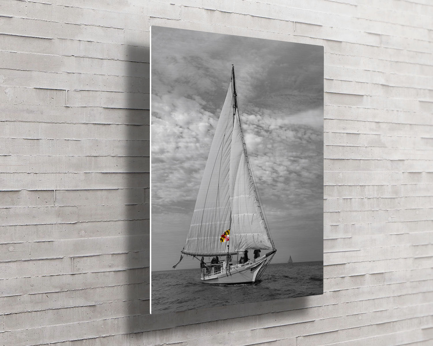 2023 Deal Island Skipjack Races - Nathan of Dorchester (Selective Color) -- HD Metal