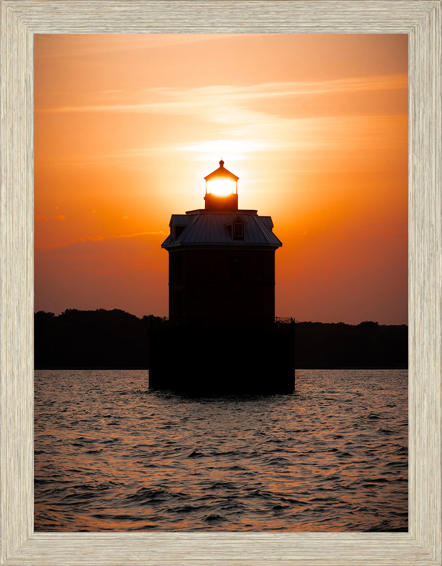 Sunfire Through Sandy Point Light