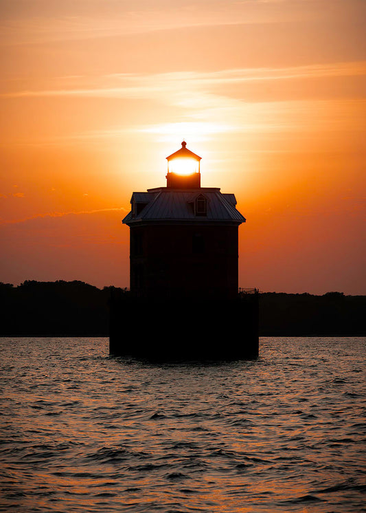 Sunfire Through Sandy Point Light