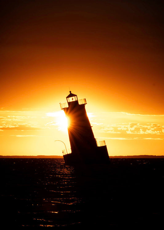 Sunrise at Sharps Island Light