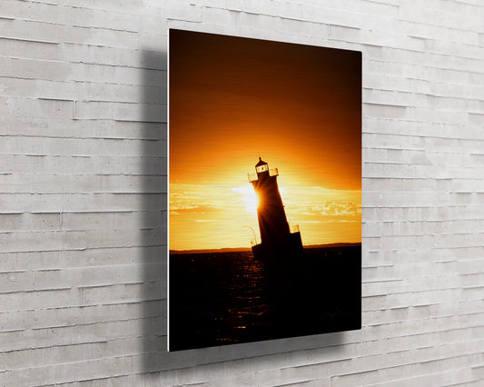 Sunrise at Sharps Island Light -- HD Metal