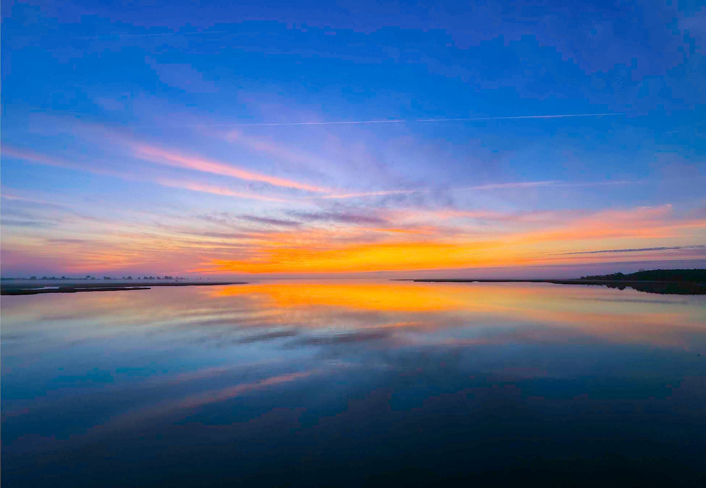 Sunrise over Laws Gut -- Digital Print