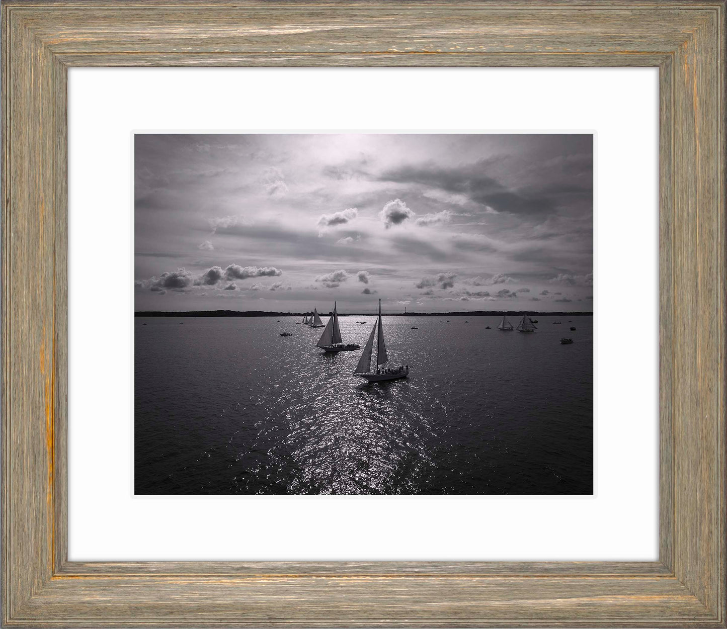 2022 Deal Island Skipjack Races - Reflection -- Digital Print