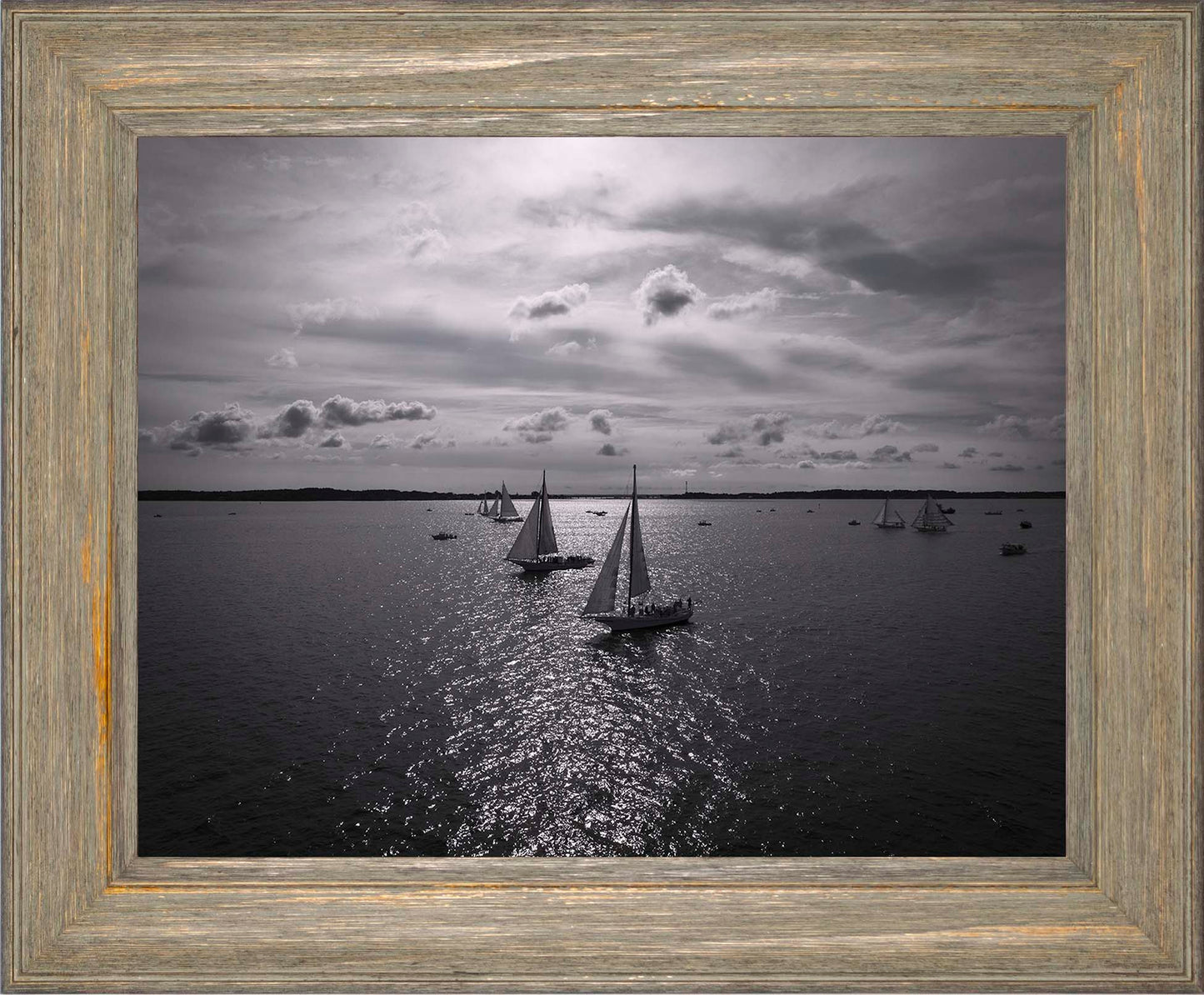2022 Deal Island Skipjack Races - Reflection -- Digital Print