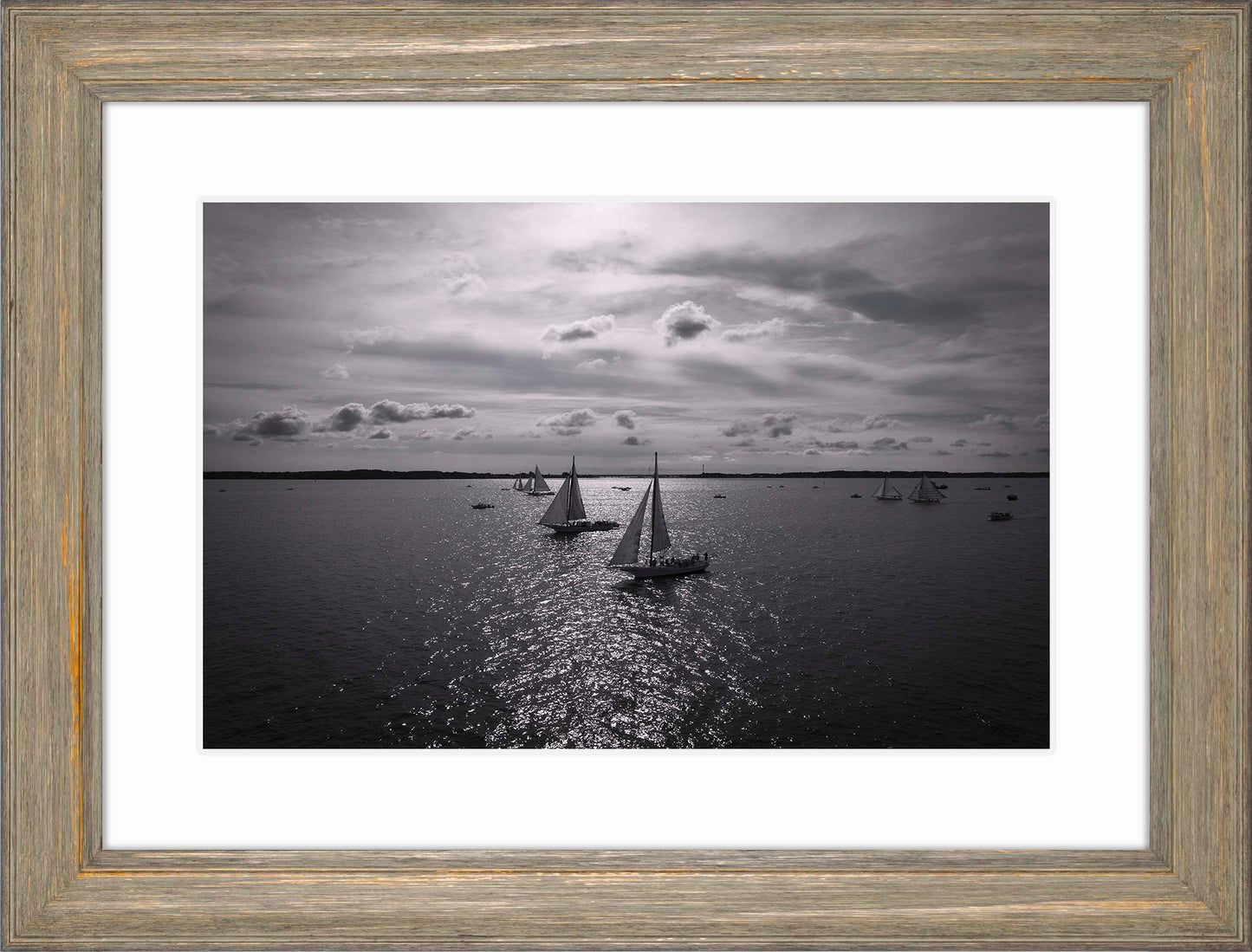 2022 Deal Island Skipjack Races - Reflection -- Digital Print