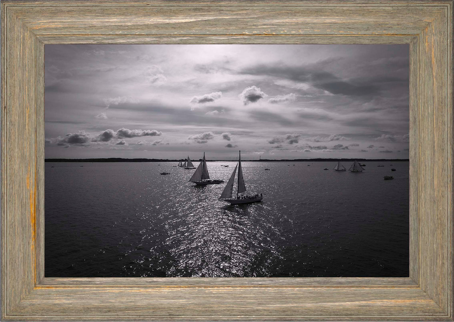 2022 Deal Island Skipjack Races - Reflection -- Digital Print