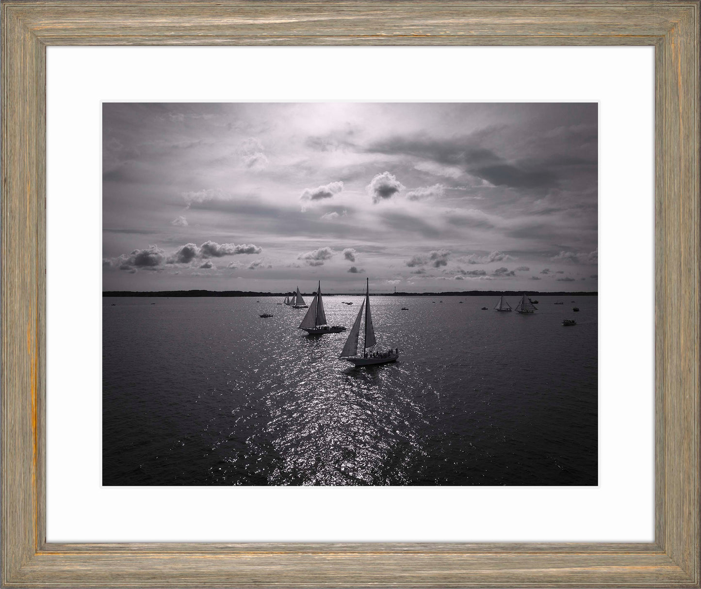 2022 Deal Island Skipjack Races - Reflection -- Digital Print