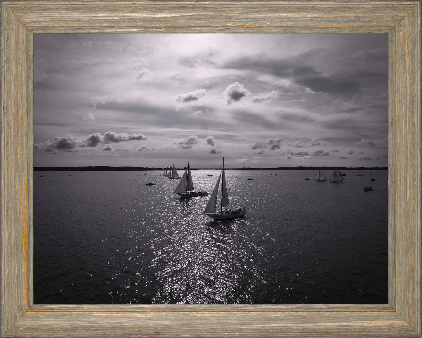 2022 Deal Island Skipjack Races - Reflection -- Digital Print
