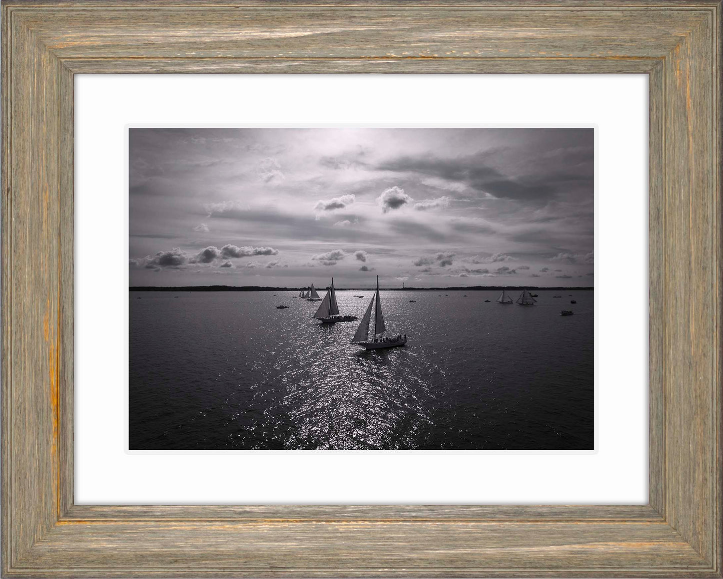 2022 Deal Island Skipjack Races - Reflection -- Digital Print