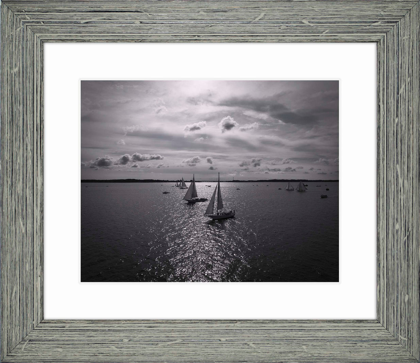 2022 Deal Island Skipjack Races - Reflection -- Digital Print