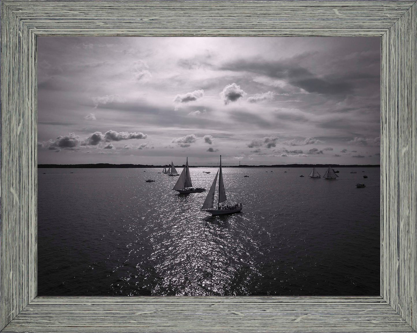 2022 Deal Island Skipjack Races - Reflection -- Digital Print