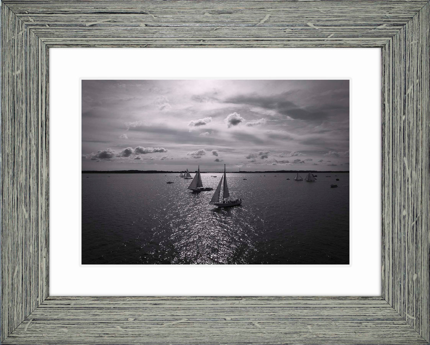 2022 Deal Island Skipjack Races - Reflection -- Digital Print