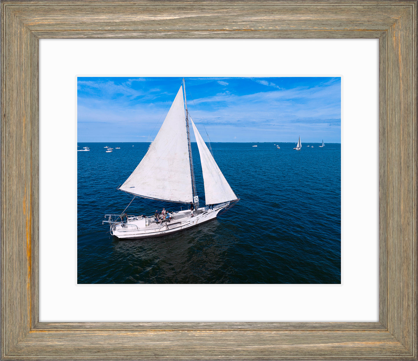 2022 Deal Island Skipjack Races - The Messenger -- Digital Print