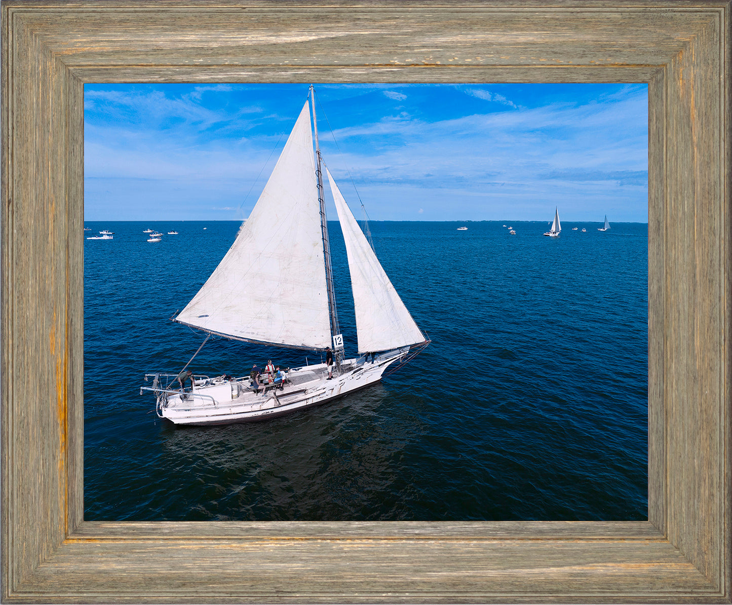 2022 Deal Island Skipjack Races - The Messenger -- Digital Print