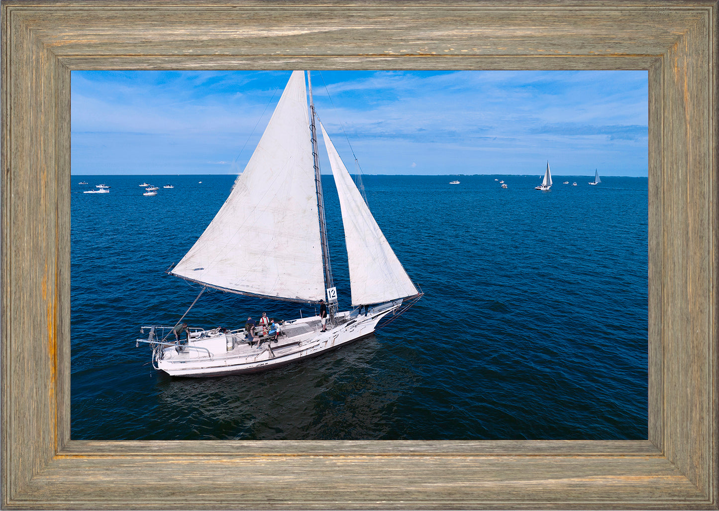 2022 Deal Island Skipjack Races - The Messenger -- Digital Print