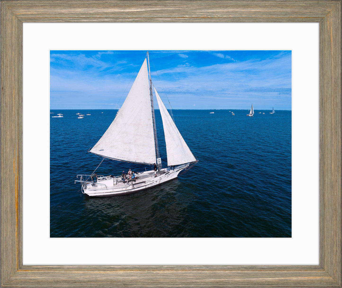 2022 Deal Island Skipjack Races - The Messenger -- Digital Print