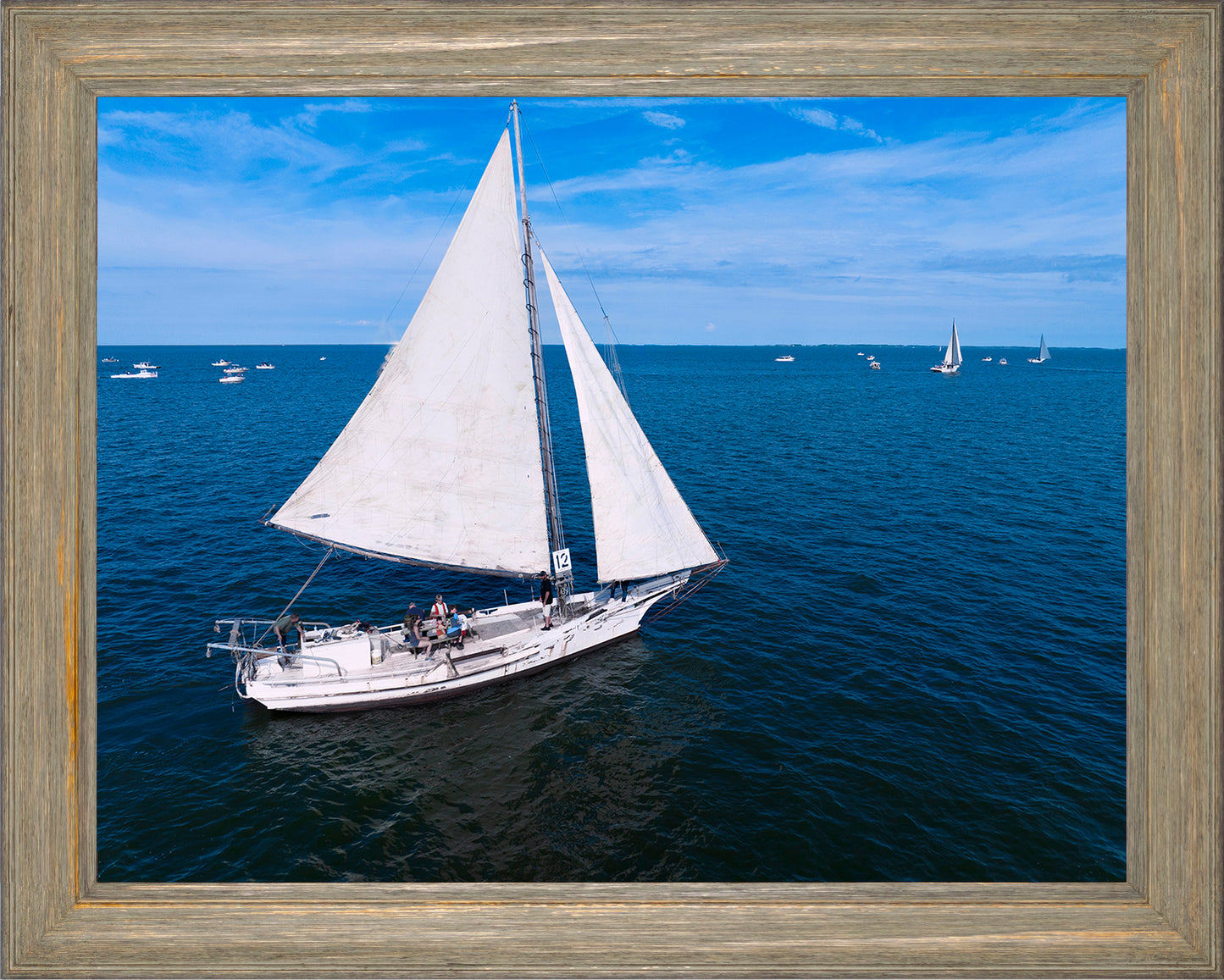 2022 Deal Island Skipjack Races - The Messenger -- Digital Print