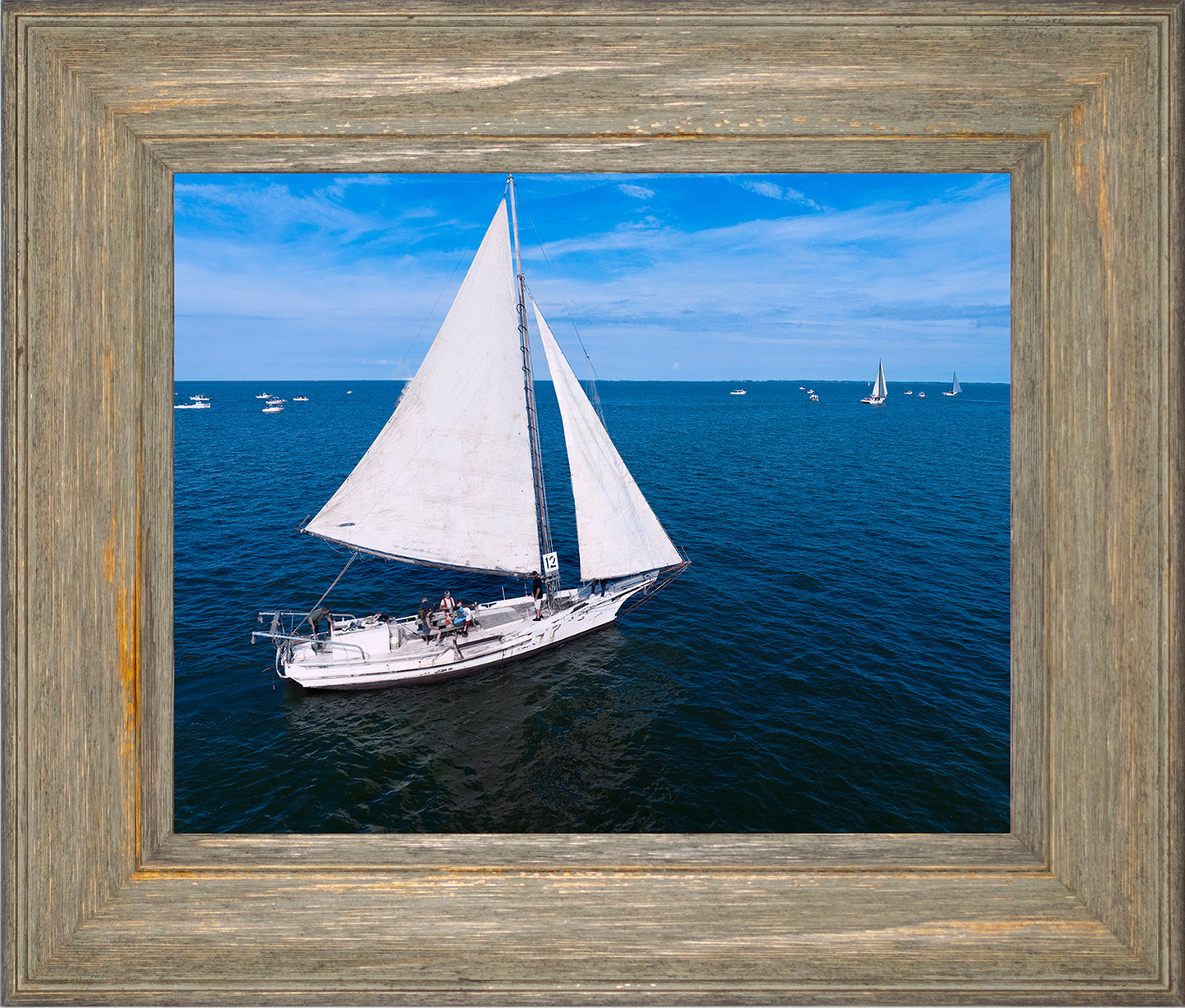 2022 Deal Island Skipjack Races - The Messenger -- Digital Print