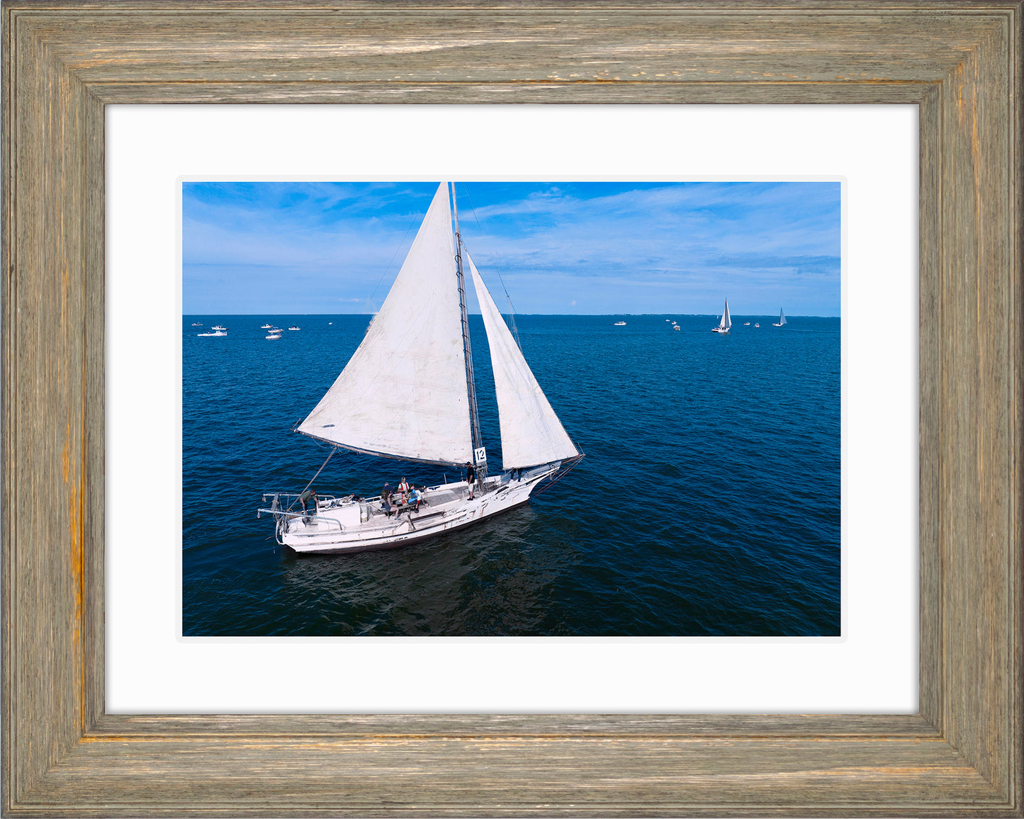2022 Deal Island Skipjack Races - The Messenger -- Digital Print