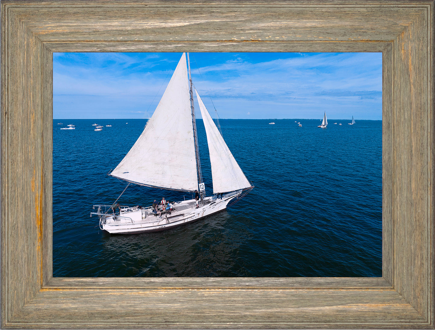 2022 Deal Island Skipjack Races - The Messenger -- Digital Print