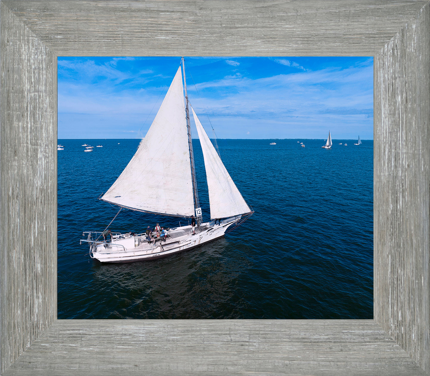 2022 Deal Island Skipjack Races - The Messenger -- Digital Print
