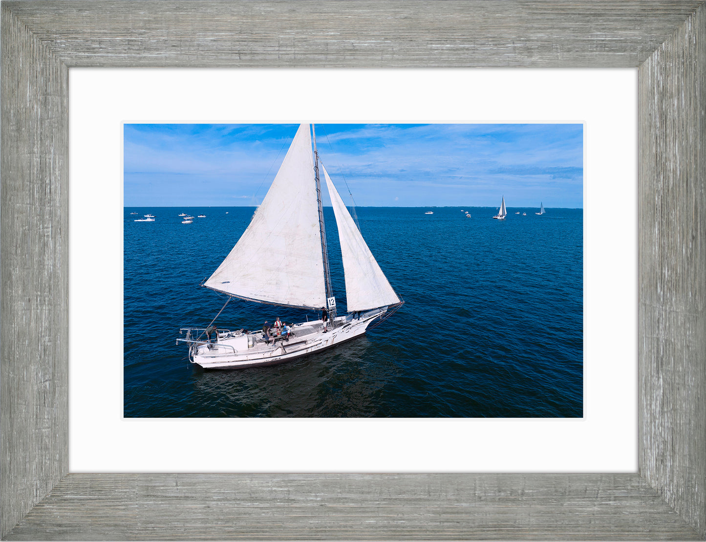 2022 Deal Island Skipjack Races - The Messenger -- Digital Print