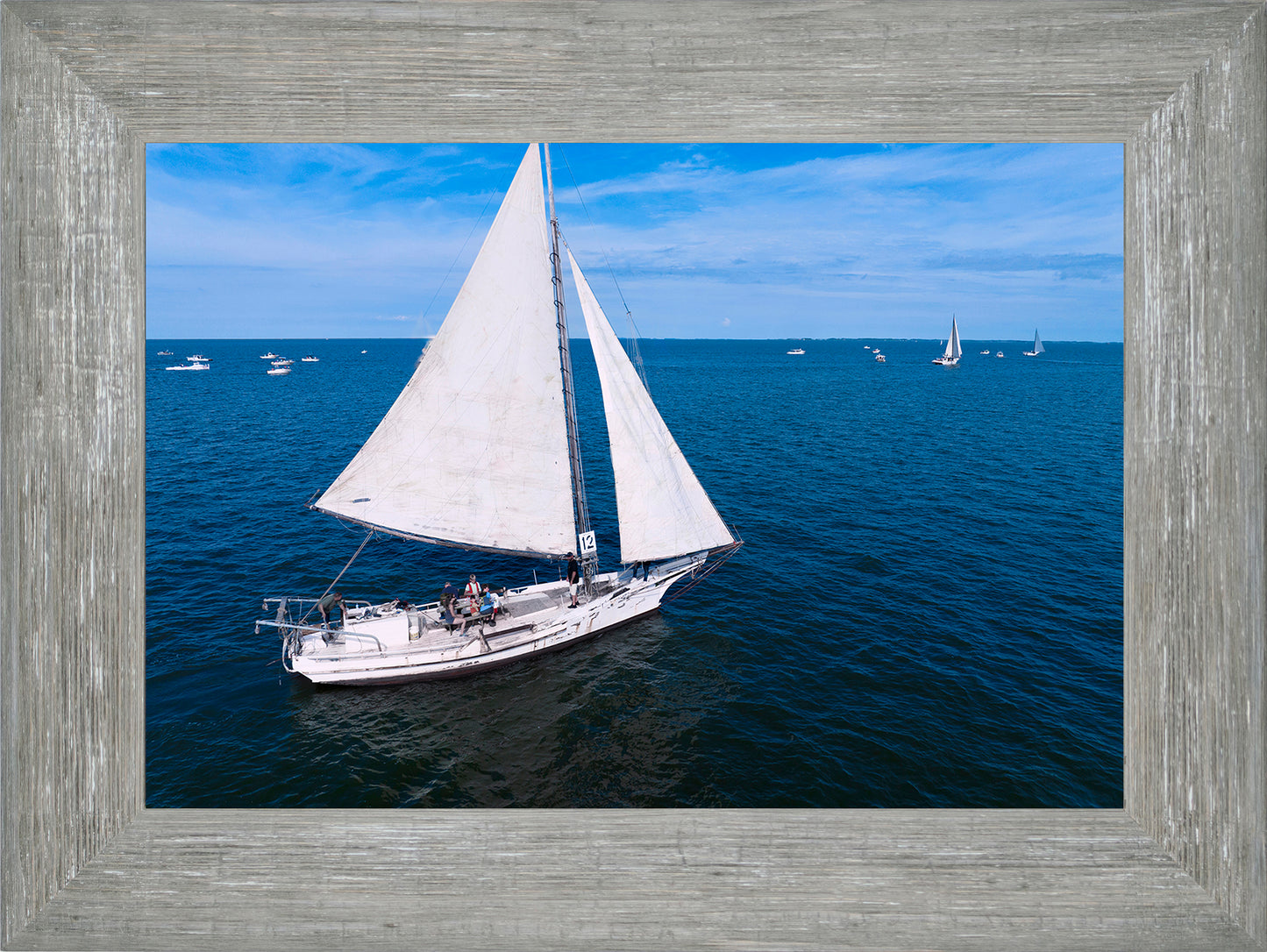 2022 Deal Island Skipjack Races - The Messenger -- Digital Print