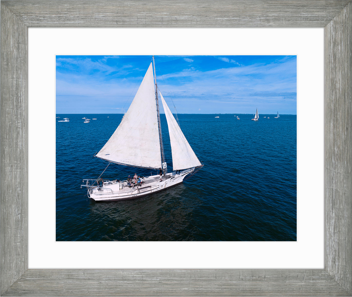 2022 Deal Island Skipjack Races - The Messenger -- Digital Print
