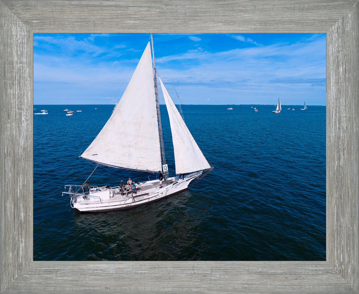 2022 Deal Island Skipjack Races - The Messenger -- Digital Print