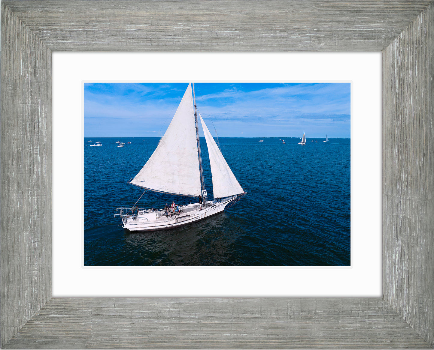 2022 Deal Island Skipjack Races - The Messenger -- Digital Print