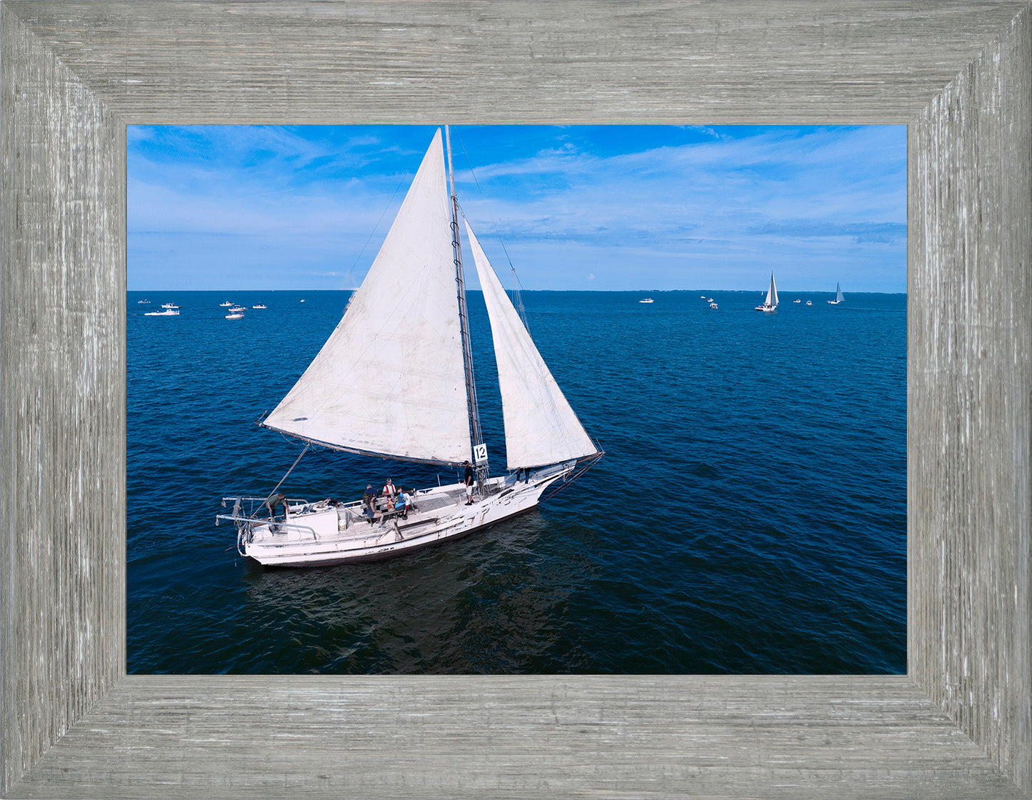 2022 Deal Island Skipjack Races - The Messenger -- Digital Print