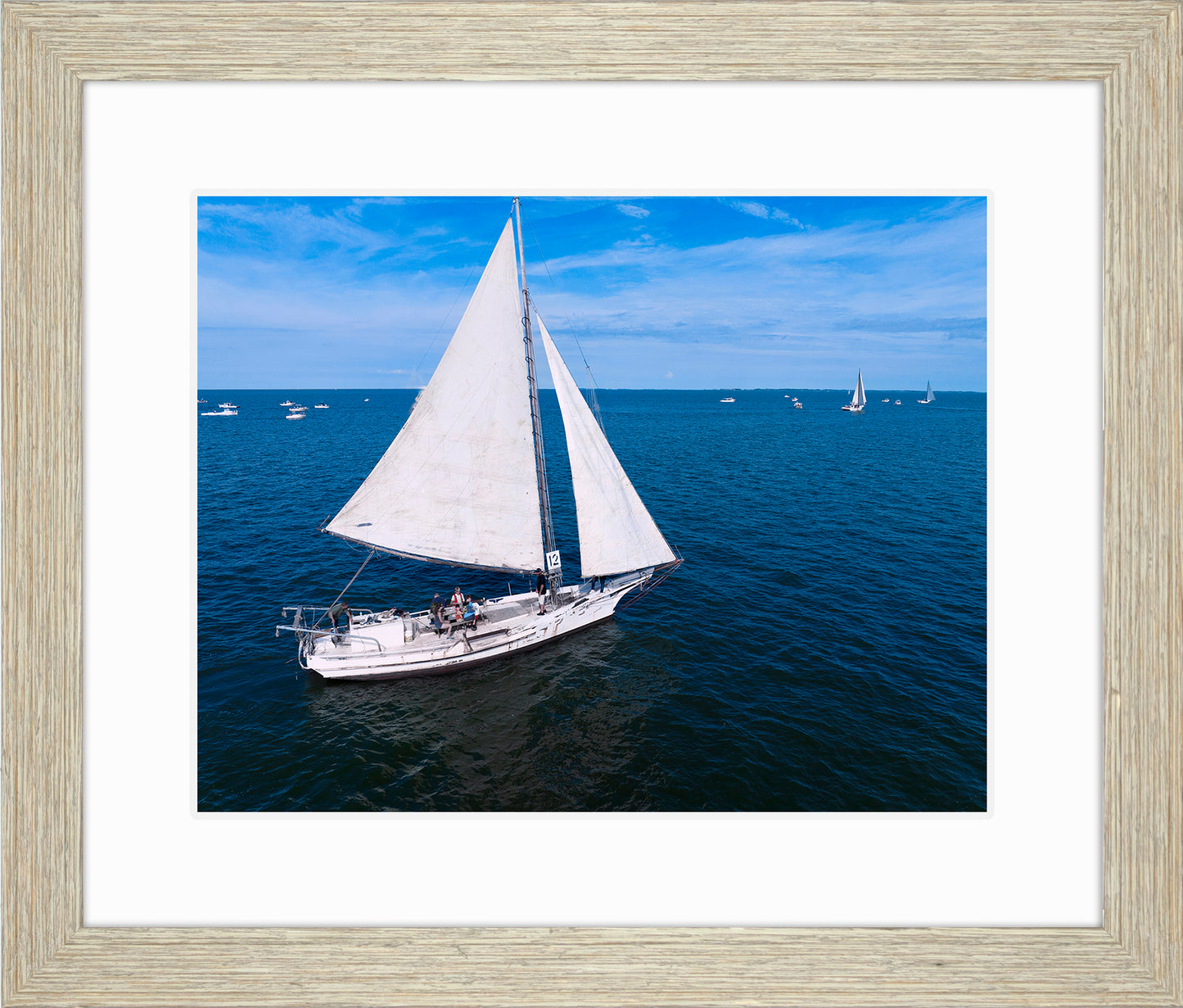 2022 Deal Island Skipjack Races - The Messenger -- Digital Print