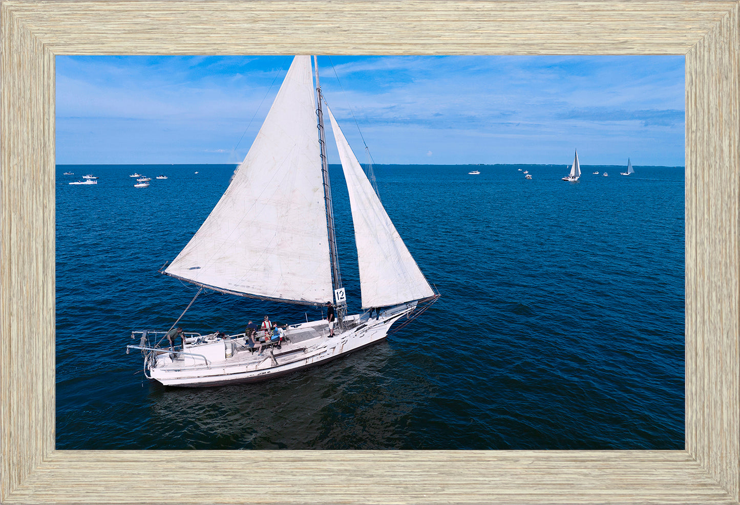 2022 Deal Island Skipjack Races - The Messenger -- Digital Print