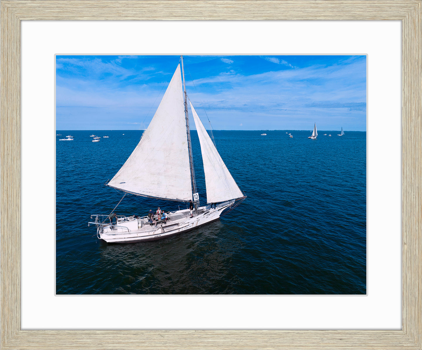 2022 Deal Island Skipjack Races - The Messenger -- Digital Print