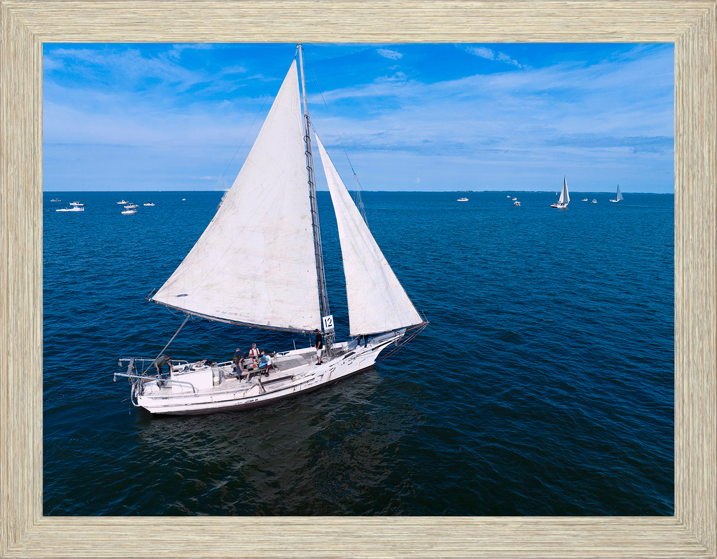 2022 Deal Island Skipjack Races - The Messenger -- Digital Print