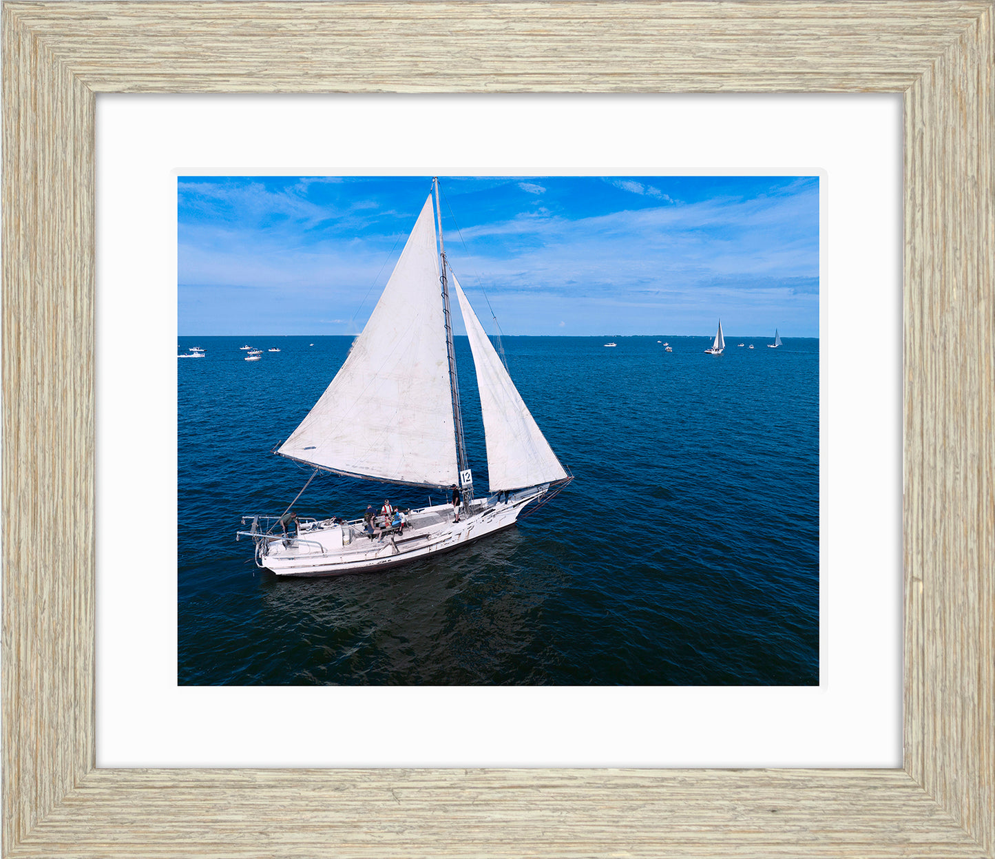 2022 Deal Island Skipjack Races - The Messenger -- Digital Print