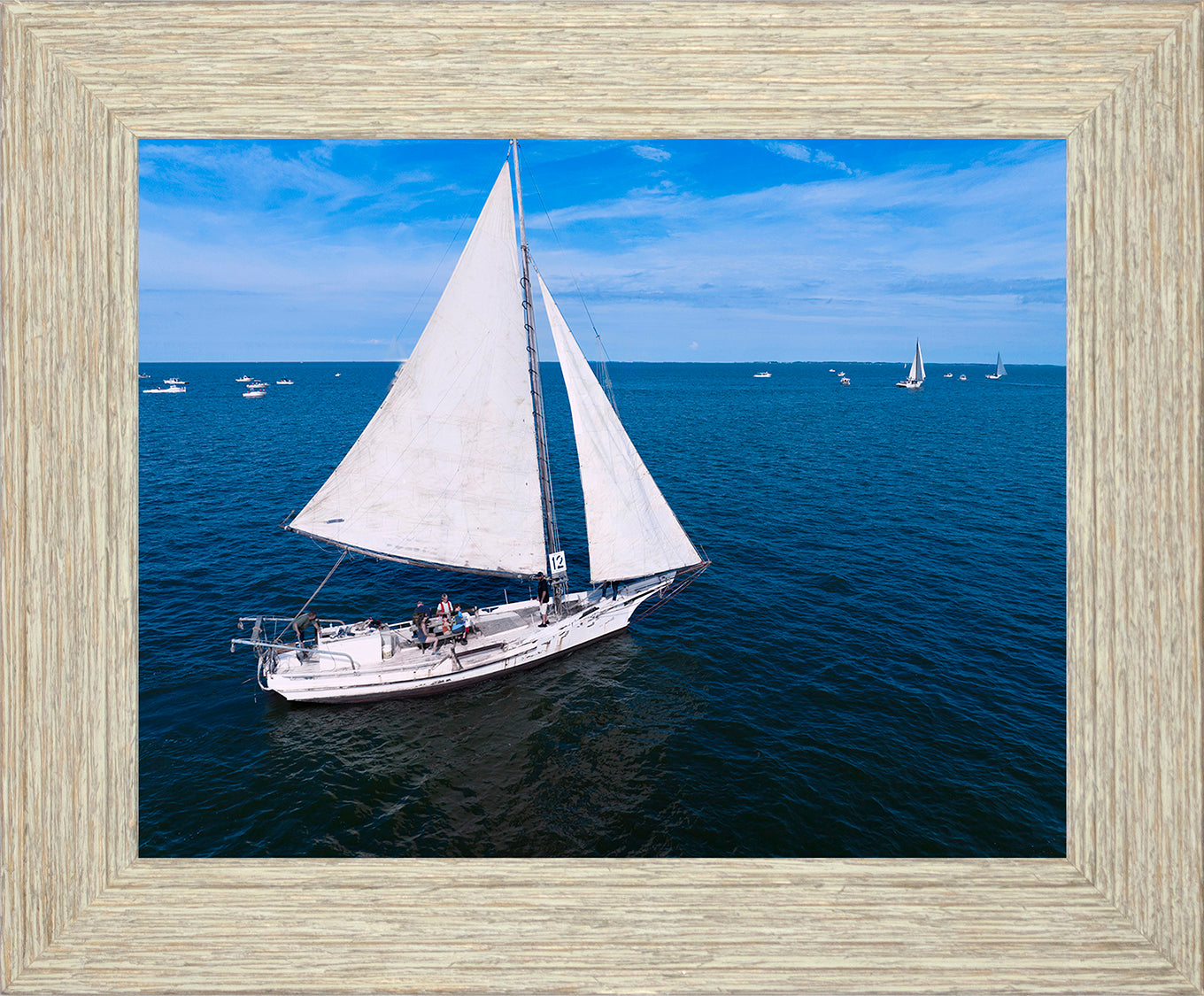 2022 Deal Island Skipjack Races - The Messenger -- Digital Print