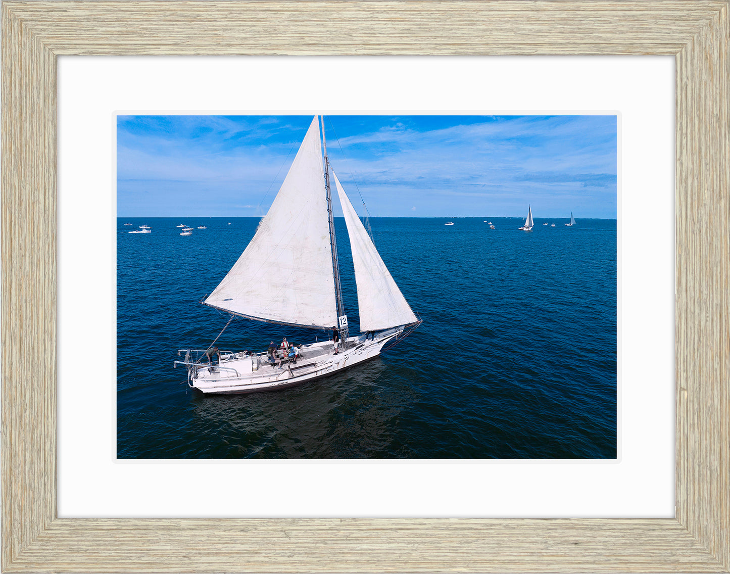 2022 Deal Island Skipjack Races - The Messenger -- Digital Print