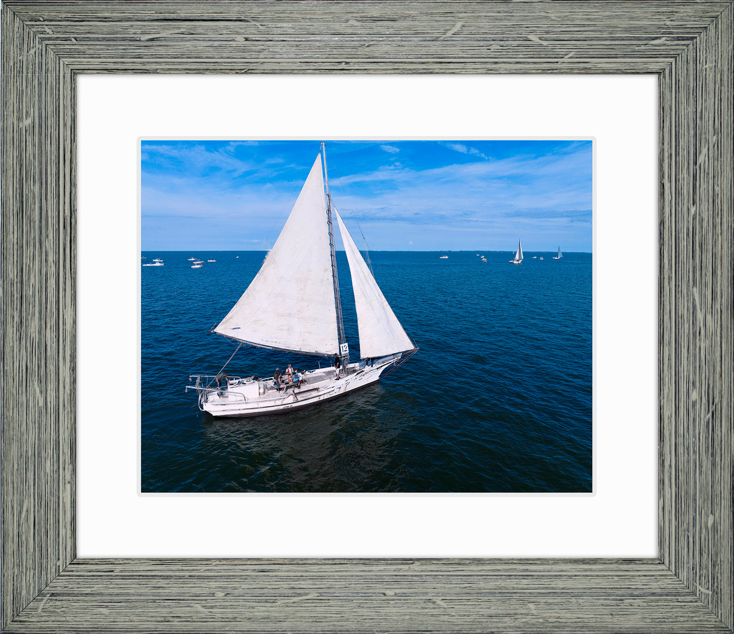 2022 Deal Island Skipjack Races - The Messenger -- Digital Print