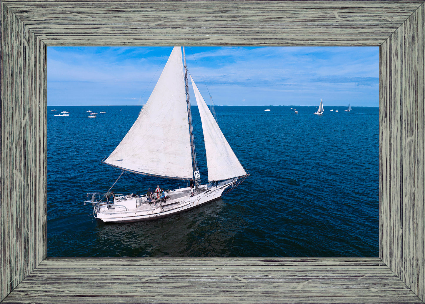 2022 Deal Island Skipjack Races - The Messenger -- Digital Print