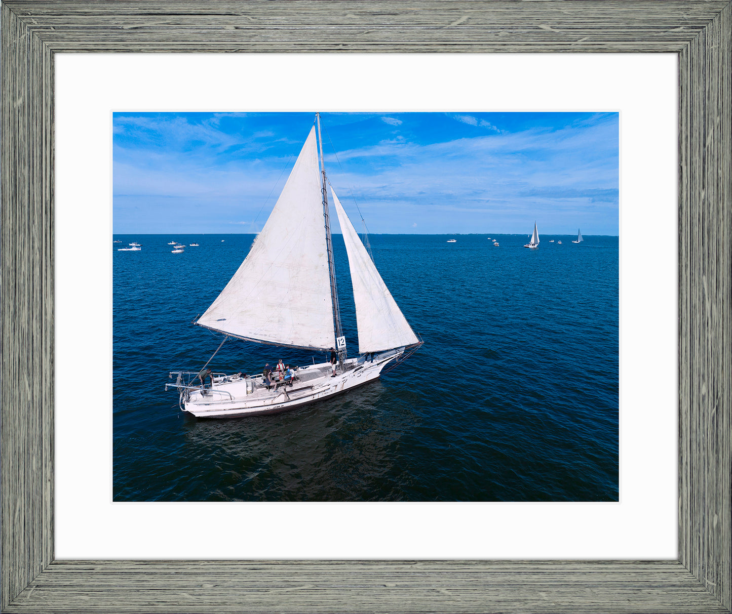2022 Deal Island Skipjack Races - The Messenger -- Digital Print