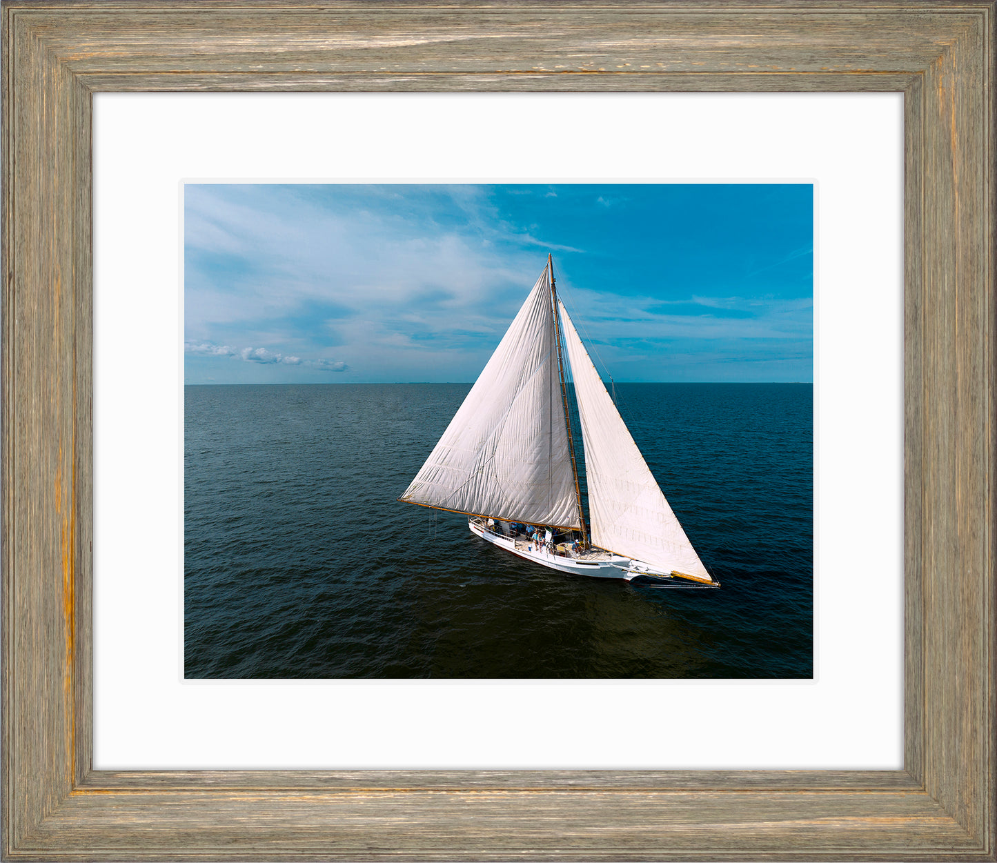 2022 Deal Island Skipjack Races - The Rebecca T Ruarks Good Side -- Digital Print