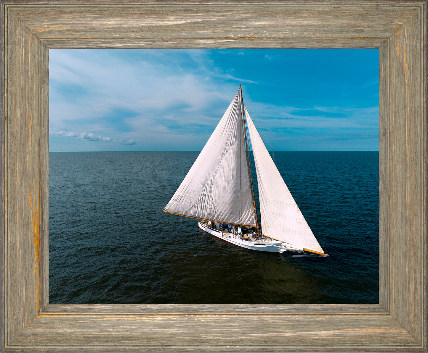 2022 Deal Island Skipjack Races - The Rebecca T Ruarks Good Side -- Digital Print