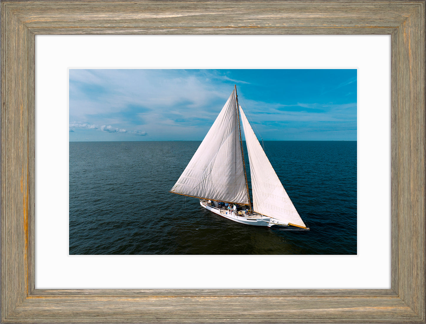 2022 Deal Island Skipjack Races - The Rebecca T Ruarks Good Side -- Digital Print