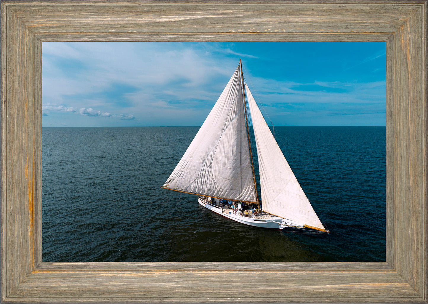 2022 Deal Island Skipjack Races - The Rebecca T Ruarks Good Side -- Digital Print