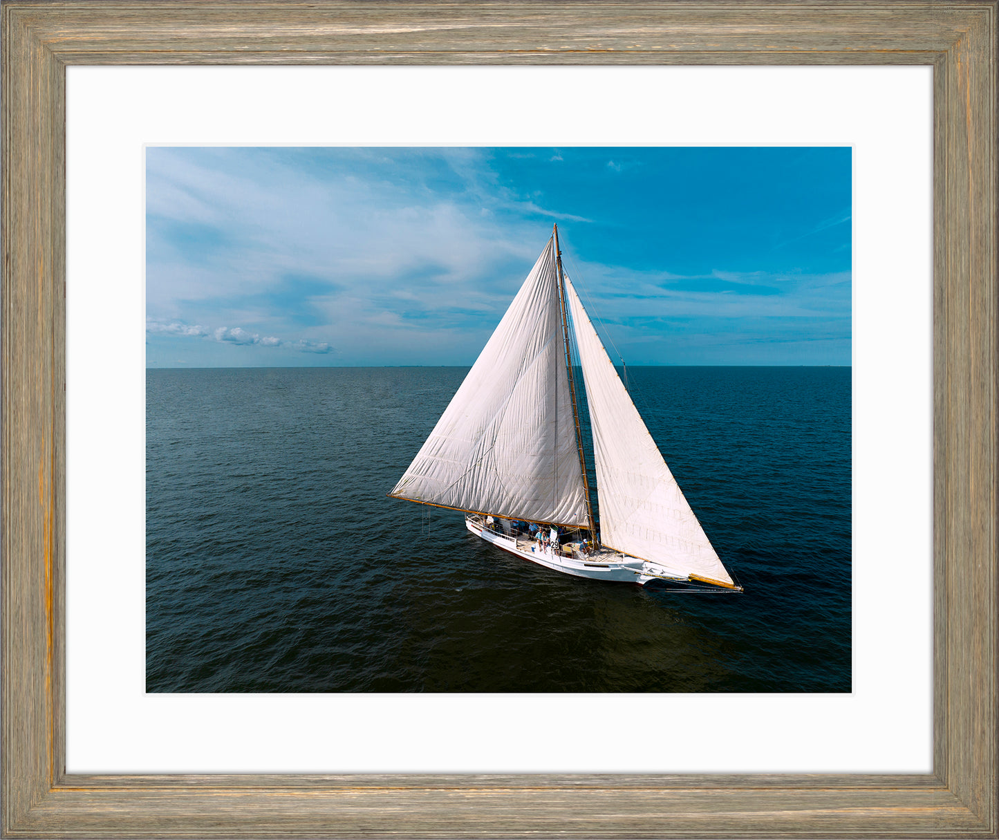 2022 Deal Island Skipjack Races - The Rebecca T Ruarks Good Side -- Digital Print