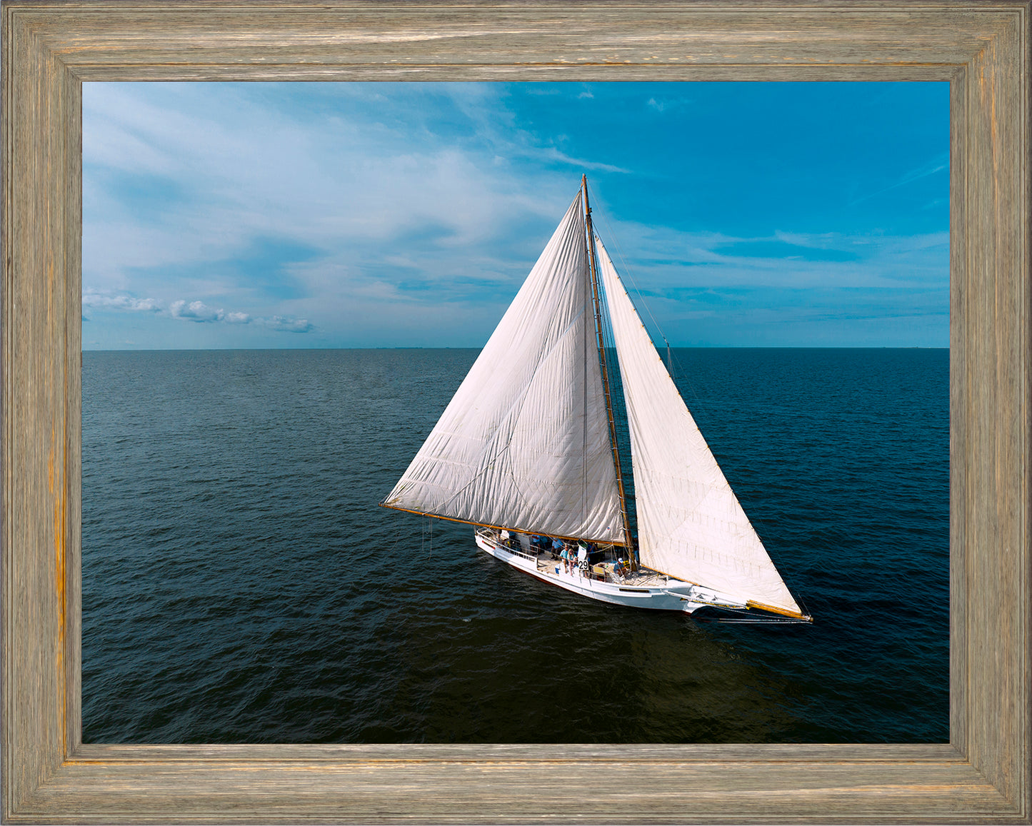 2022 Deal Island Skipjack Races - The Rebecca T Ruarks Good Side -- Digital Print